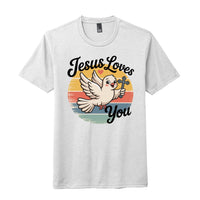 ndm:2235133jesus loves you t-shirt for outing